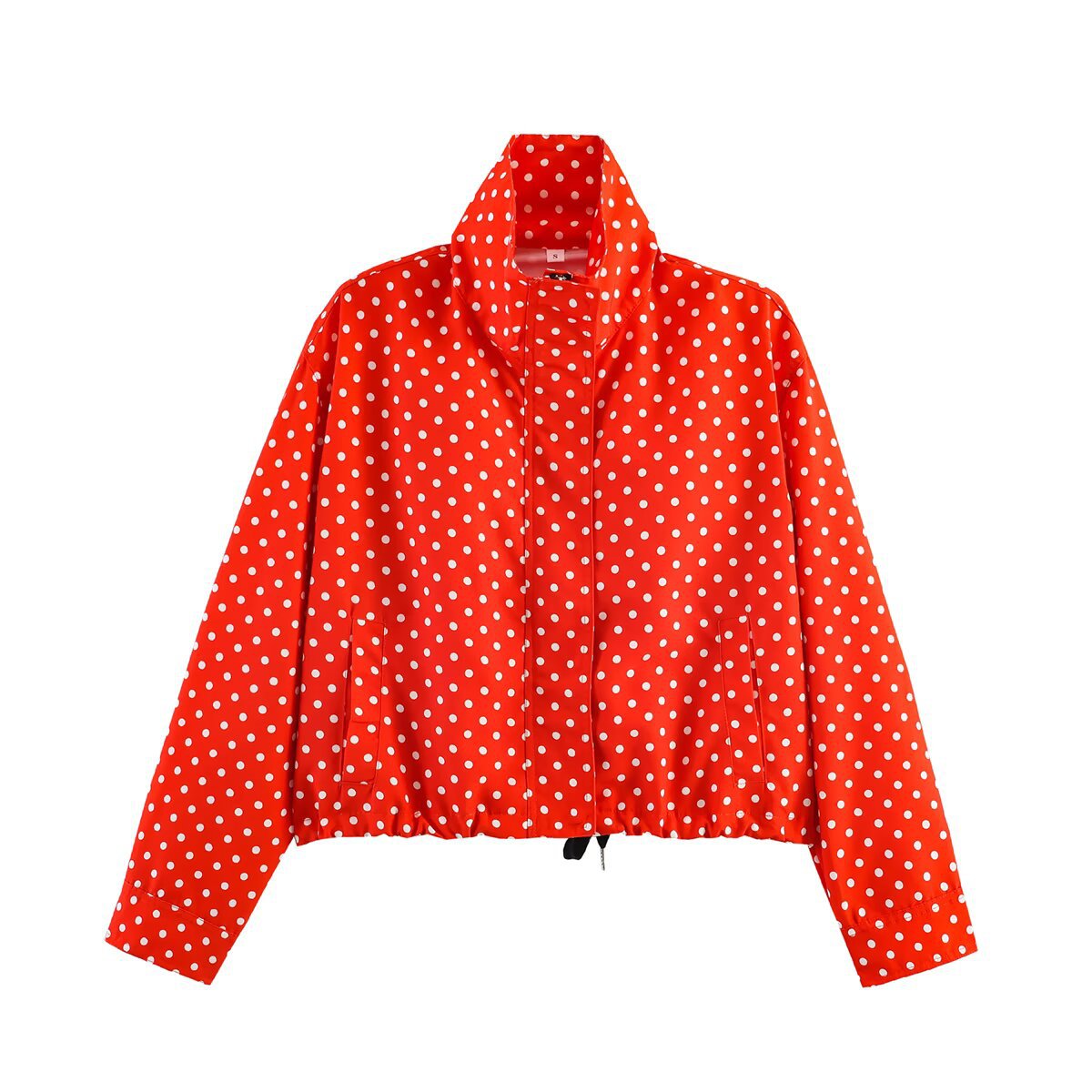 Taop&Za Women's Clothing 2026 Summer New Casual Style Cool and Chic 8-Color Stand-Up Collar Polka Dot Short Jacket