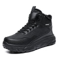 2024 autumn and winter cotton shoes men's waterproof snow boots men's shoes winter fleece-lined sneaker northeast cold warm boots