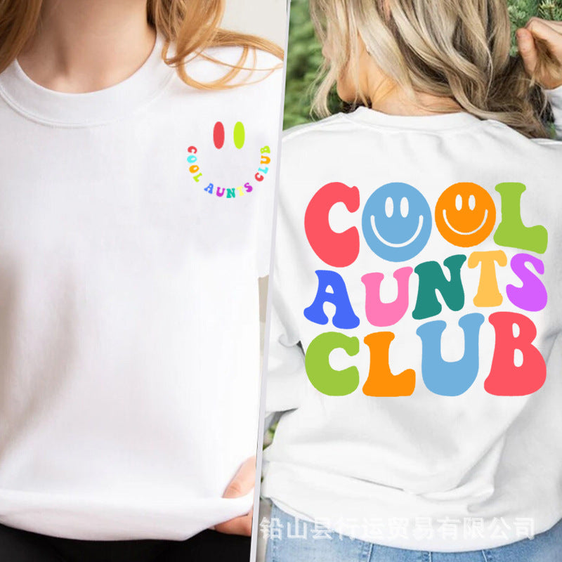 Fashionable Long-Sleeved Sweatshirt for Women 2023 Autumn and Winter New Loose Popular Sweatshirt Letter Printed Round Neck Sweatshirt for Women