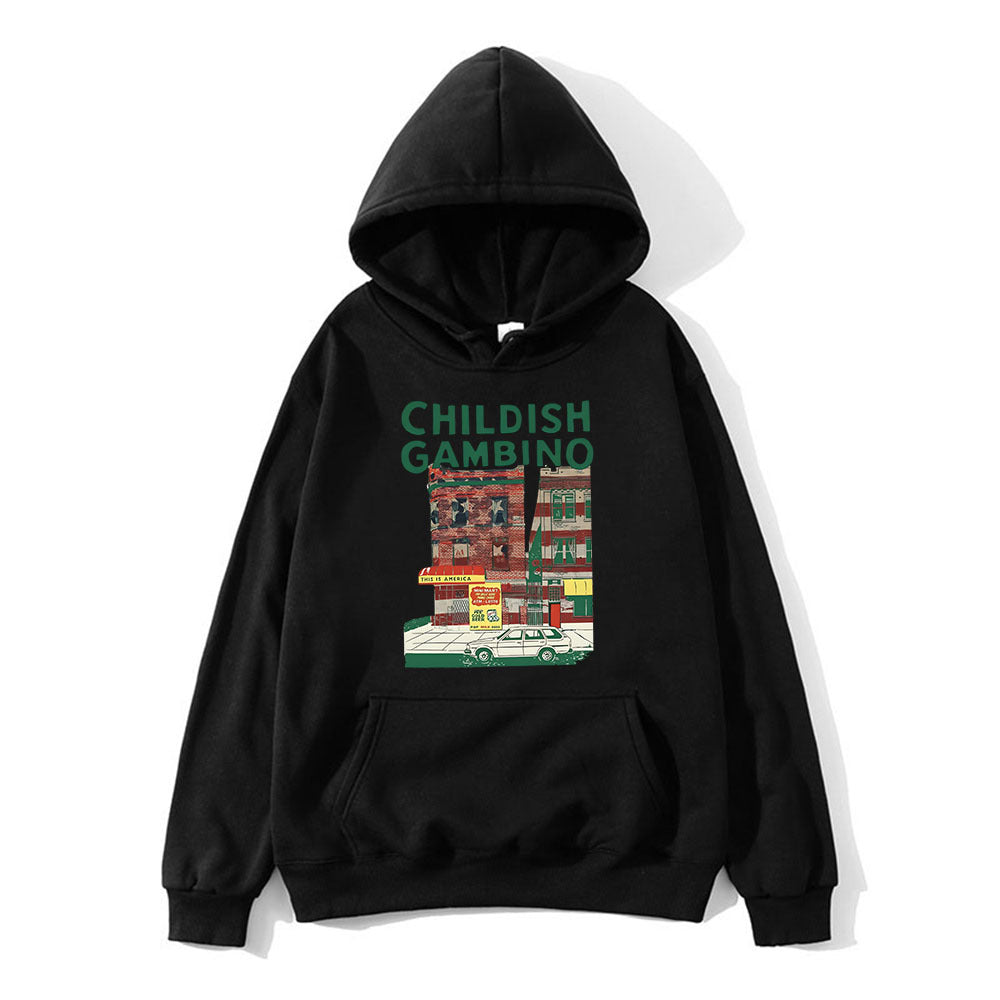 Childish Gambino Hoodies Men's Clothing Long Sleeve Men Women H
