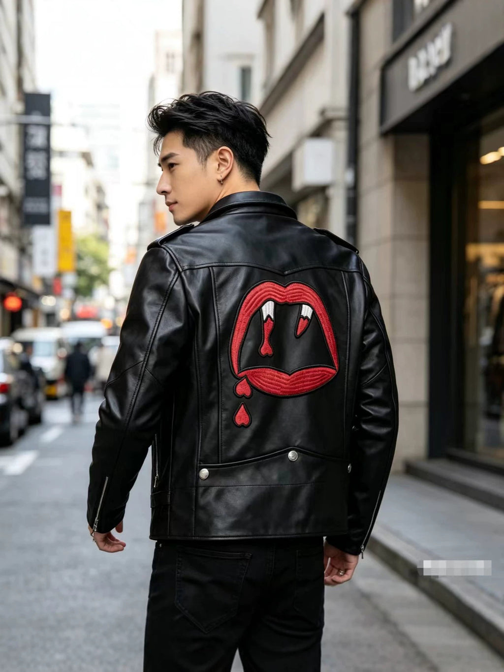 Foreign Trade Wholesale Spring and Autumn New Men's Leather Jackets Korean Style Slim Fit Men's Leather Jackets Large Size Outerwear Leather Jackets Factory Direct Sales