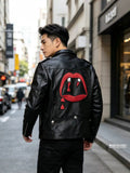 Foreign Trade Wholesale Spring and Autumn New Men's Leather Jackets Korean Style Slim Fit Men's Leather Jackets Large Size Outerwear Leather Jackets Factory Direct Sales