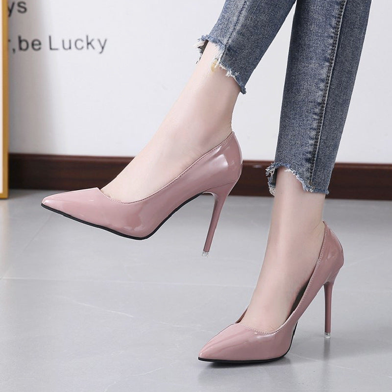 Women's High Heels Women's Large Size Flats 10.5cm High High Heels Size 35-44