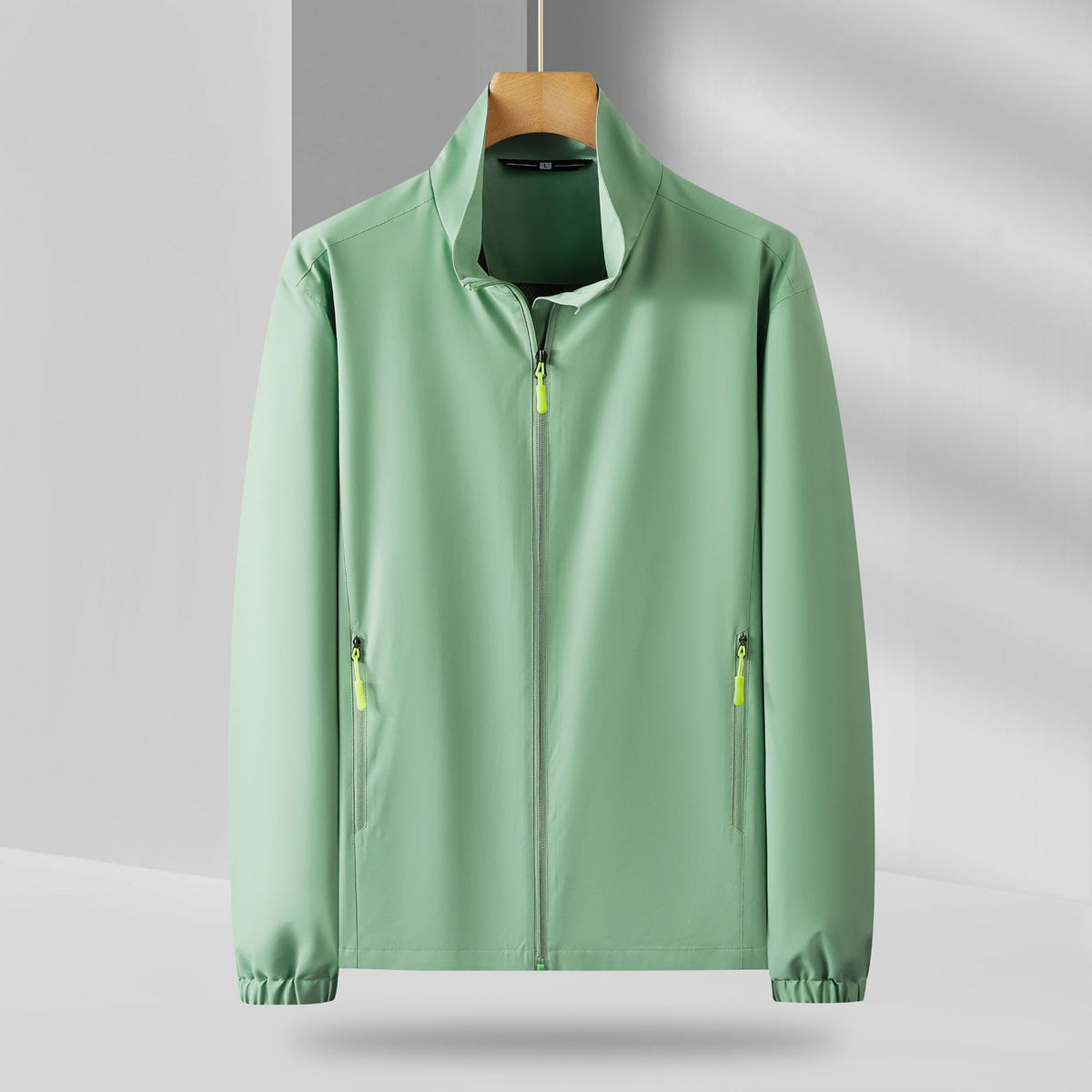 2025 Autumn/Winter 7788 Style Outdoor Loose-Fitting 160g Stand-Up Collar Zip-Up Jacket Windbreaker Business Workwear