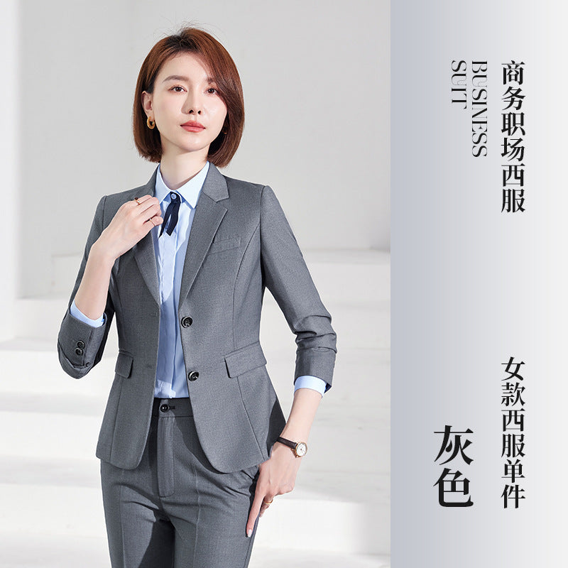 Men's Suit suit Men's Business Professional Dress Salesman Work Clothes Casual Suit Pants Men's and Women's