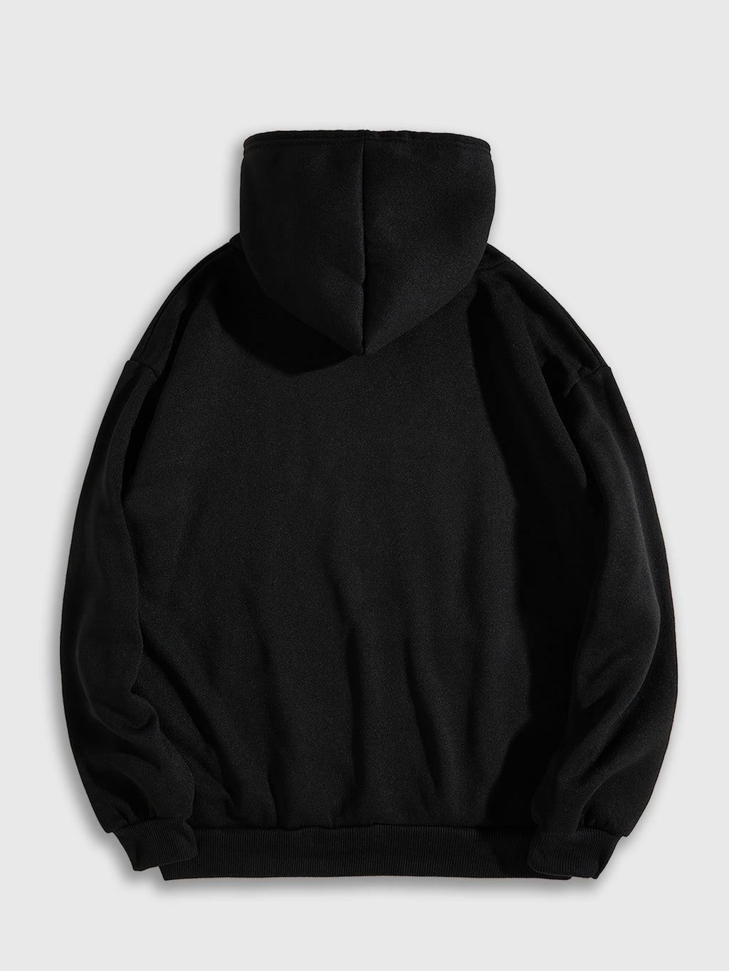 Casual Letter-Print Hoodie