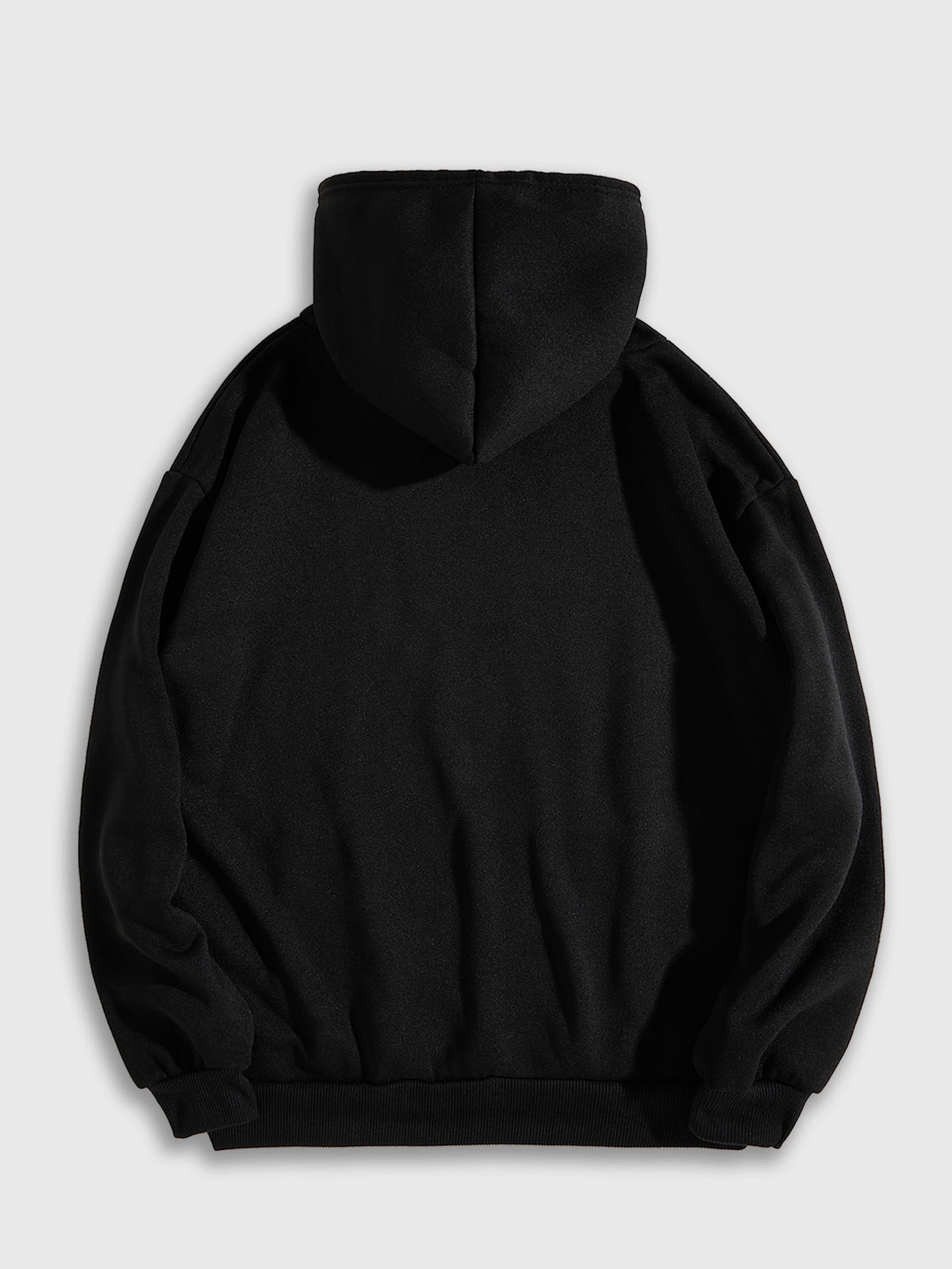 Casual Letter-Print Hoodie