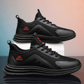 Cross-Border  Sports Shoes, Breathable and Trendy Korean Casual Shoes, Student Running Shoes, Soft Sole Black Versatile Shoes for Men
