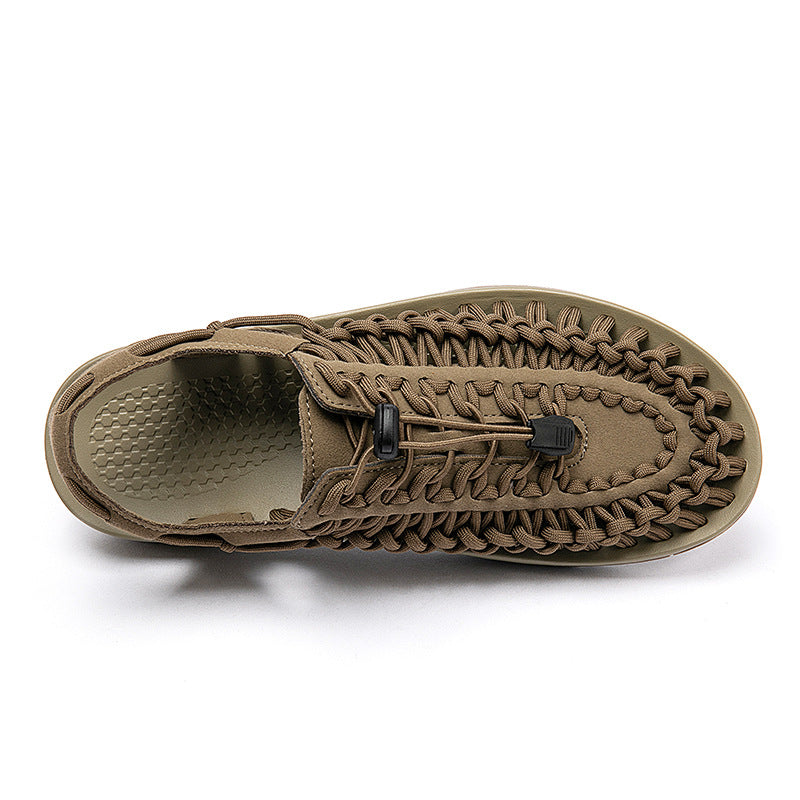 Cross-border Men's Sandals 2024 Summer New Trendy Casual Sandals Men's Fashion Trendy Casual Beach Women's Shoes