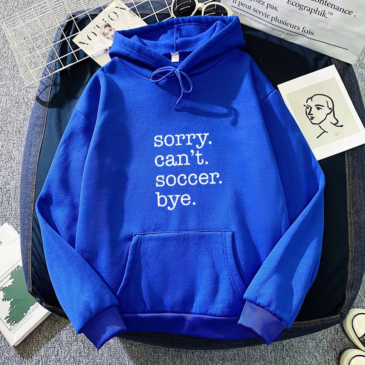 New Cross-Border Autumn and Winter Letter Printed Hoodies and Sweatshirts for Men and Women, Korean Style Trendyy Versatile Tops Amazon