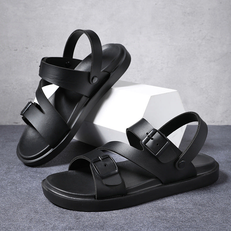 Men's summer leather sandals outerwear explosions