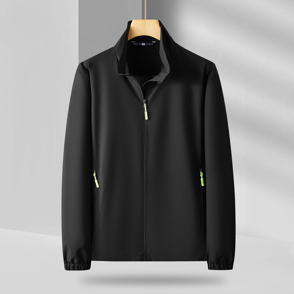 2025 Autumn/Winter 7788 Style Outdoor Loose-Fitting 160g Stand-Up Collar Zip-Up Jacket Windbreaker Business Workwear