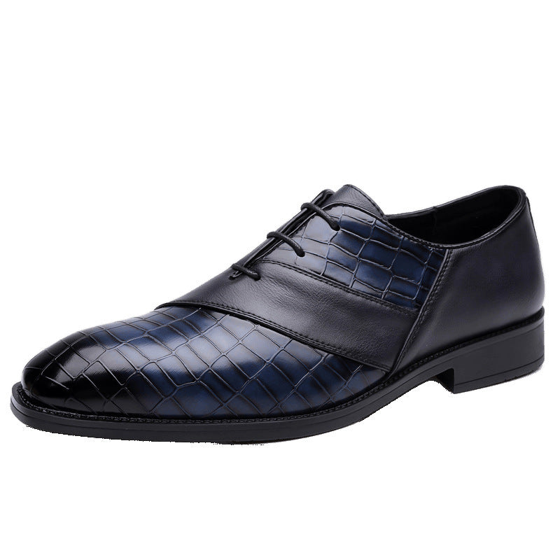British Men's Business Formal Casual Leather Shoes Pointed Toe European and American Trendy Shoes for Men