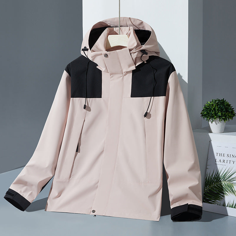 Jacket men's spring and autumn jacket men's and women's outdoor leisure sports windproof waterproof couple windbreaker Mountaineering