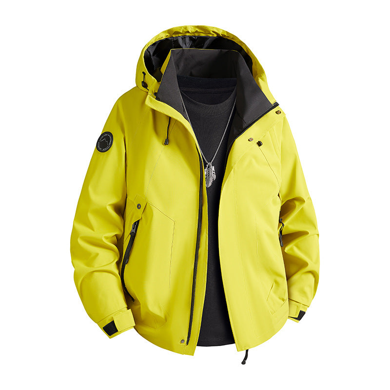 Printed Custom-Made Jackets, Outdoor Three-In-One Jackets for Men and Women, Travel Outdoor Three-Proof Printable High-Quality Jackets