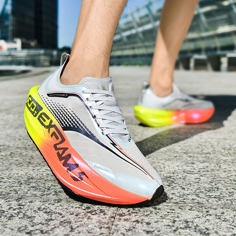 Professional Marathon Sports Training Racing Competition Cushioning Breathable Men's Sports Shoes Carbon Plate Comfortable Women's Running Shoes Autumn