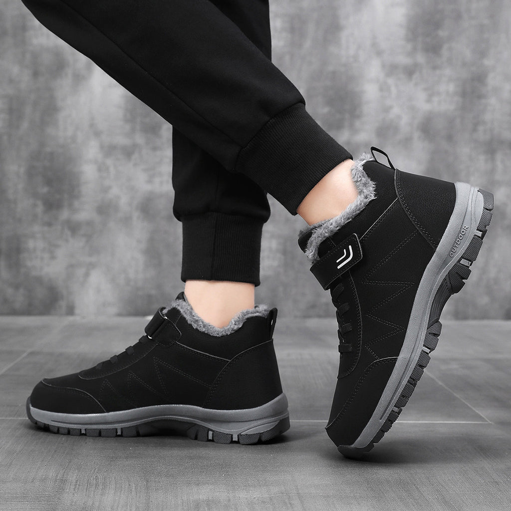 2025 High-Top Cotton Shoes Winter Hot Style Men's Warm Snow Boots 36-45