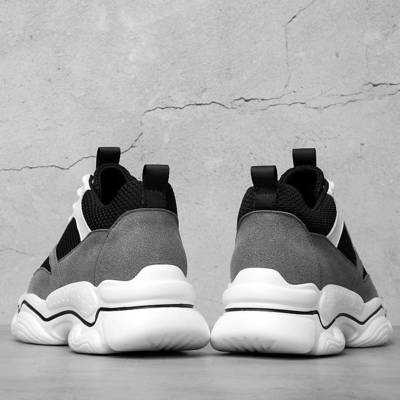 Summer Sports Shoes with Invisible Breathable Mesh, Casual Men's Sneakers, Dad Shoes, Height-Increasing Shoes, Men's Shoes
