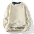 2024 autumn and winter new sweater boys Korean trend sweater base shirt casual round neck sweater men's wholesale