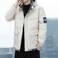 New Winter Casual Men's Warm Jacket Cotton-padded Coat Fashionable Cotton-padded Coat Thickened Top All-match Cotton-padded Coat Hooded Cardigan