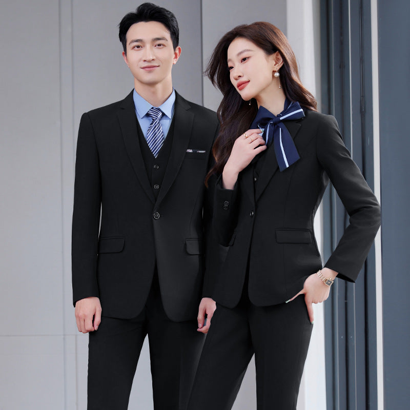 Toni Suit Self-Designed Factory Professional Attire Men's and Women's Suits Professional Attire Temperament Formal Wear Cross-Border Formal Wear Wholesale Dropshipping