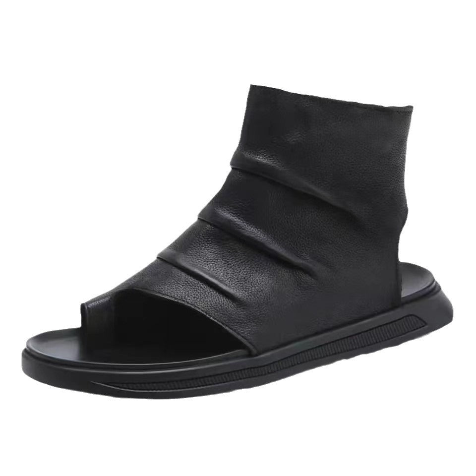 Men's Sandals 2025 New Fashion Casual Beach Shoes Men's Trendy Creative Outdoor Sandals Customizable in Small Orders