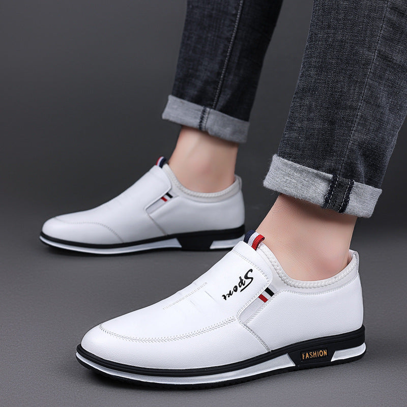 2025 New Men's Casual Leather Shoes Cowhide Formal Business Leather Shoes Non-Slip Loafers High-End Cross-Border Men's Shoes