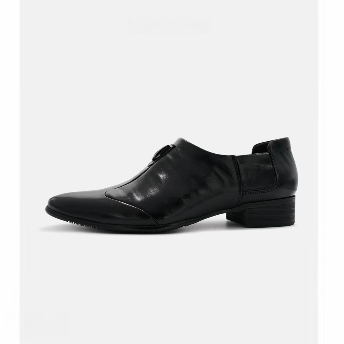 2025 Spring and Autumn New Men's Business Formal Leather Shoes New Height Increasing High-End Leather Shoes Men's British Pointed Toe Shoes