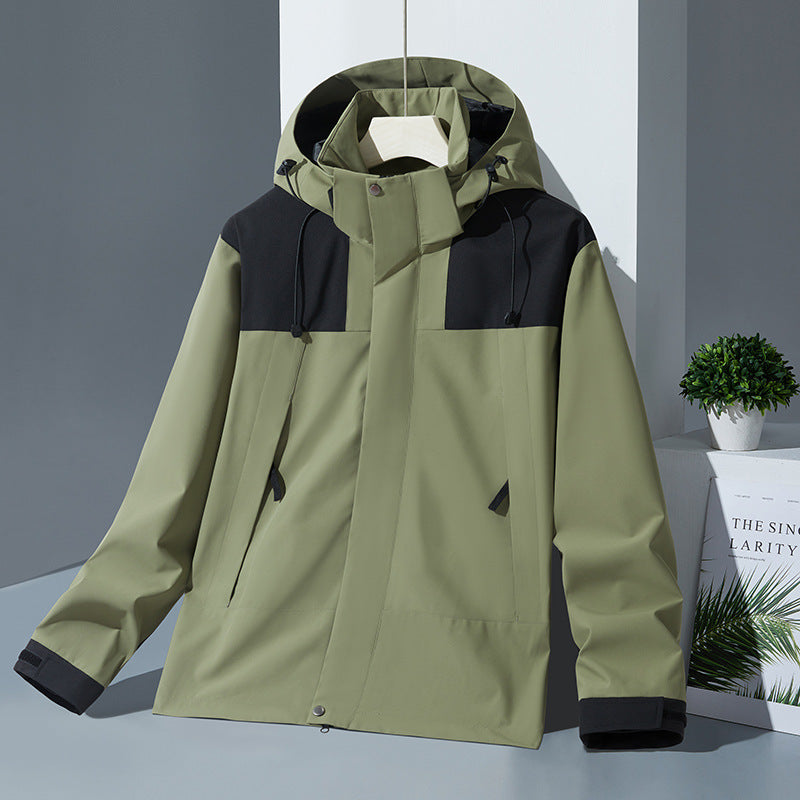 Jacket men's spring and autumn jacket men's and women's outdoor leisure sports windproof waterproof couple windbreaker Mountaineering