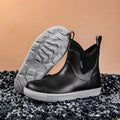 Cross-Border New Brown Men's Rain Boots, Short-Tube Sports Shoes, Fashionable Rain Boots, Waterproof and Non-Slip Outdoor Water Shoes, Wading Rubber Shoes