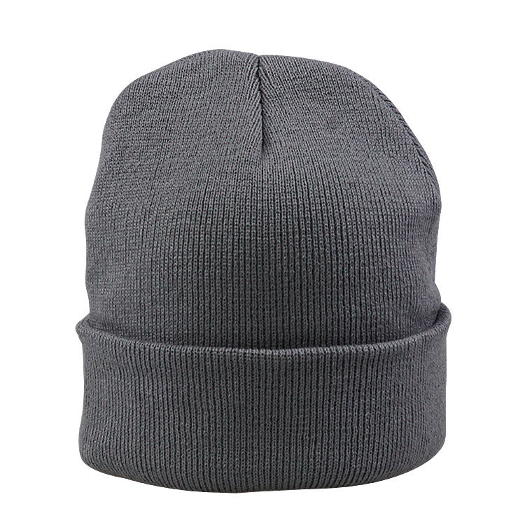 High-Quality Candy-Colored Knit Hats for Men and Women, Autumn and Winter Warm Hats, Outdoor Cold-Proof Pullover Knit Hats