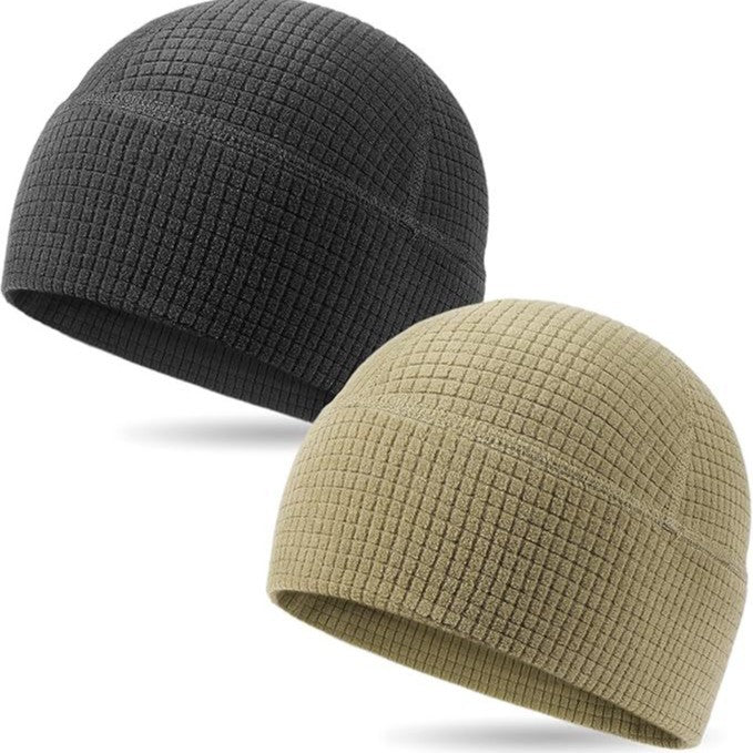 Amazon Temu Cross-Border Autumn and Winter Men's and Women's Outdoor Tactical Fleece Hats Sports Cold-Proof and Warm Ski Running Hats