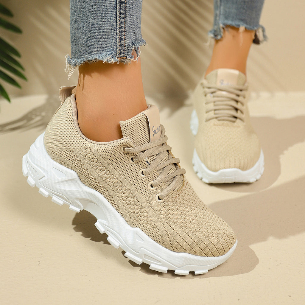 Shoes for Women 2025 New Foreign Trade Women's Shoes Casual Walking Soft Sole Mom's Shoes Fashionable Breathable Sports Shoes for Women