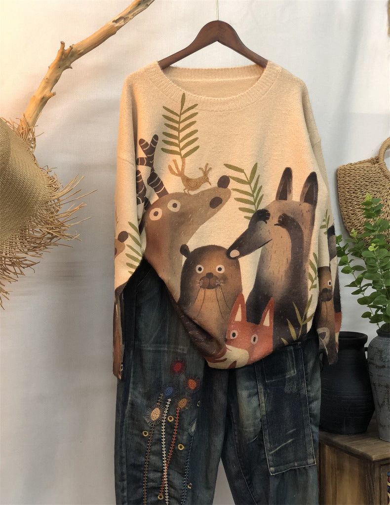 Autumn and Winter New Pullover Sweaters, Girly Style Sweaters, Outer Wear Sweaters, Slimming Internet Celebrity Tops, Women's Sweaters Wholesale