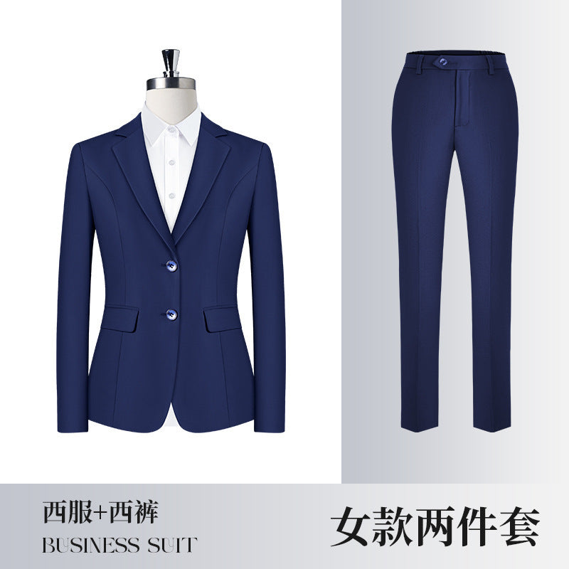 Professional Suit suit Business New Professional Suit Sales Office Work Clothes Dress Four Seasons Same for Men and Women