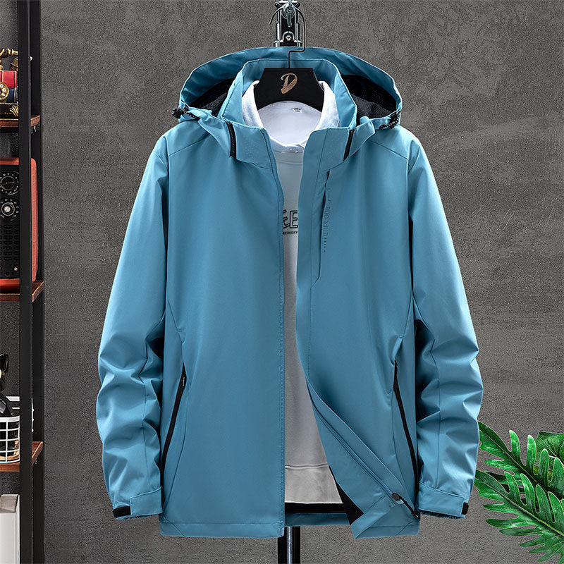 2025 New Spring and Autum Men's and Women's Jackets, Couple Jackets, Outdoor Single-Layer Water-Repellent Breathable Windbreakers