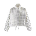 Taop&Za Women's Clothing 2026 Summer New Casual Style Cool and Chic 8-Color Stand-Up Collar Polka Dot Short Jacket