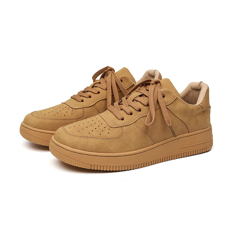 Couple's National Trend Retro Fashion Low-Top Sneakers 2026 Spring New Air Force Outdoor Work Shoes for Men