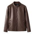 Foreign Trade Leather Clothing Men's Motorcycle Leather Clothing Casual Autumn and Winter New Leather Jacket Youth Motorcycle PU Jacket Casual Men