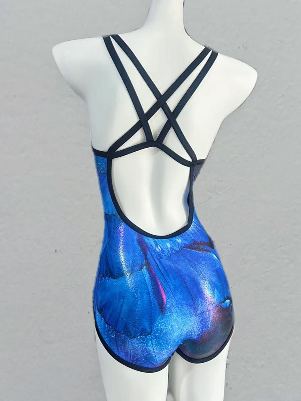 Korean Racing Swimsuit Swimming Pool Special 2025 New Swimming Quick-Drying Training Sports One-Piece Women's Swimsuit