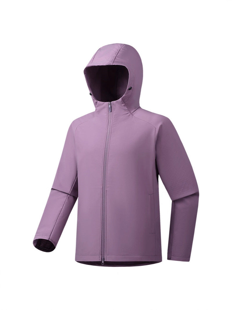 New Style Breathable and Stowable Waterproof Jacket Jacket for Men and Women, Sports Hooded Trendy Mountaineering Jacket