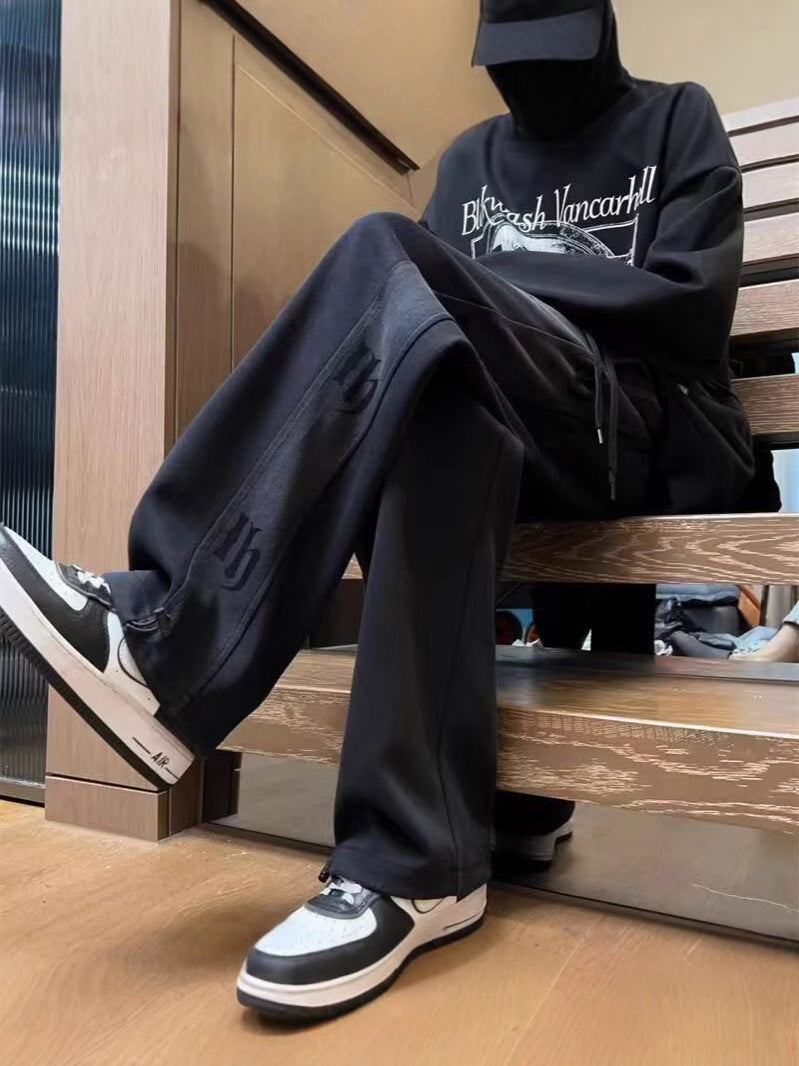 Youth Popular Casual Pants Men's Spring and Autumn New Fashion Brand Youth Loose All-match Pendant American Casual Pants