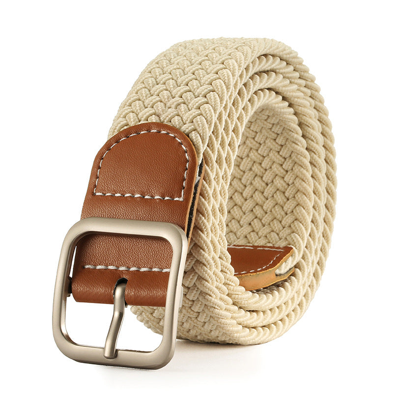 No-Punch Women's Belt, Versatile Denim Belt, Elastic Buckle Belt for Students, Lazy Belt