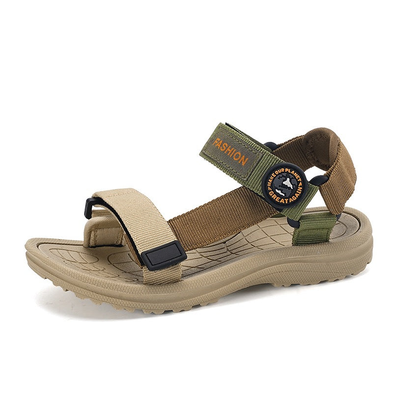 Children's Sandals for Boys and Girls in Summer New Style Comfortable Soft Sole Fashionable Breathable Outdoor Open-Toe Sports Beach Shoes