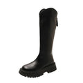 Short Boots for Women 2025 New Autum British Fashion Boots Thick-Soled Women's Shoes Slim Boots New Mid-Calf Boots for Small People