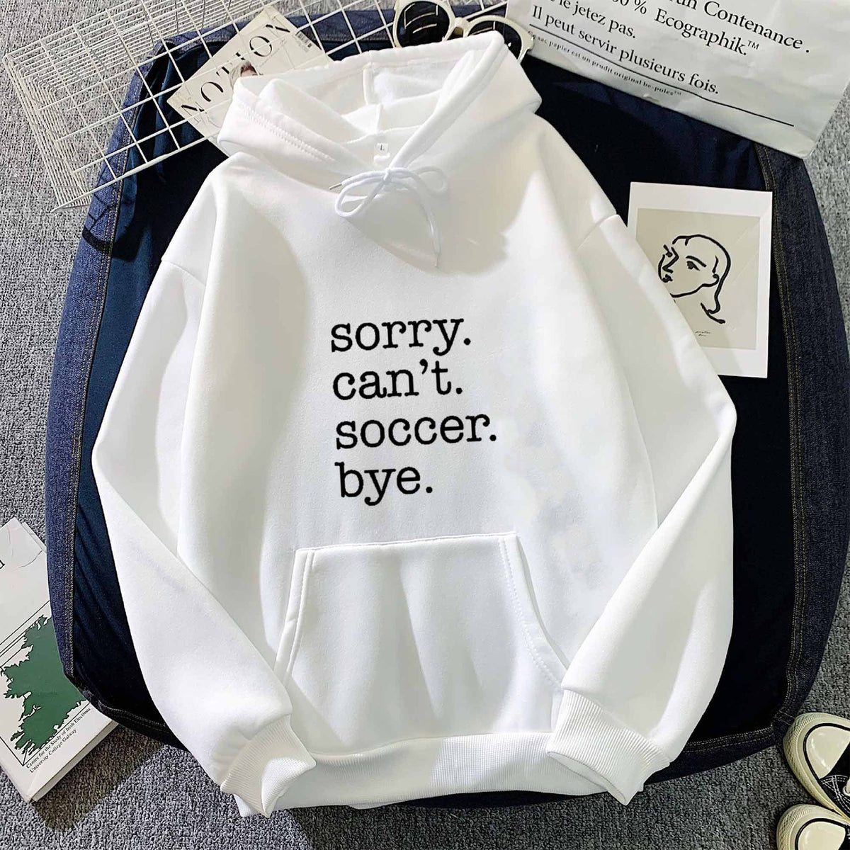 New Cross-Border Autumn and Winter Letter Printed Hoodies and Sweatshirts for Men and Women, Korean Style Trendyy Versatile Tops Amazon