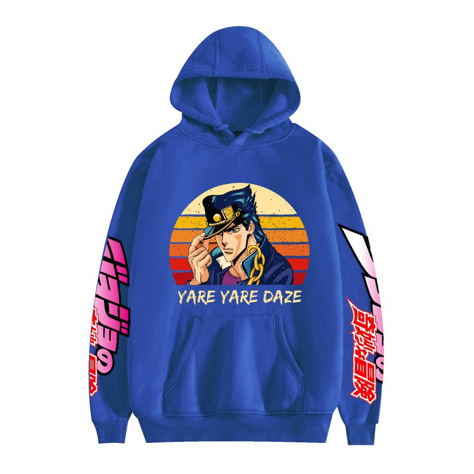 New wonderful adventure printed hoodie loose casual men's and women's trendy autumn and winter cross-border sweater Hoodies