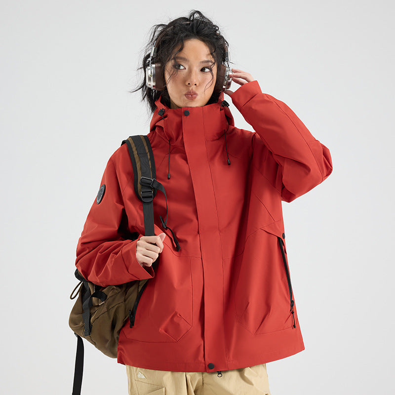 Printed Custom-Made Jackets, Outdoor Three-In-One Jackets for Men and Women, Travel Outdoor Three-Proof Printable High-Quality Jackets