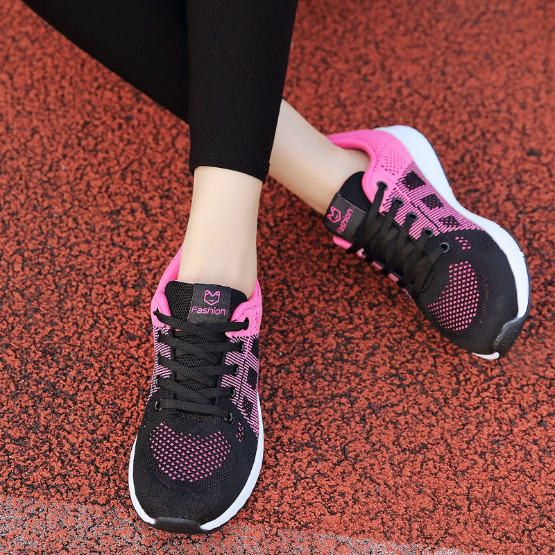 2024 Autumn New Sports Shoes Women's Outdoor Breathable Mesh Shoes Fashion Casual Shoes Women's Shoes Low-Top Women's Single Shoes