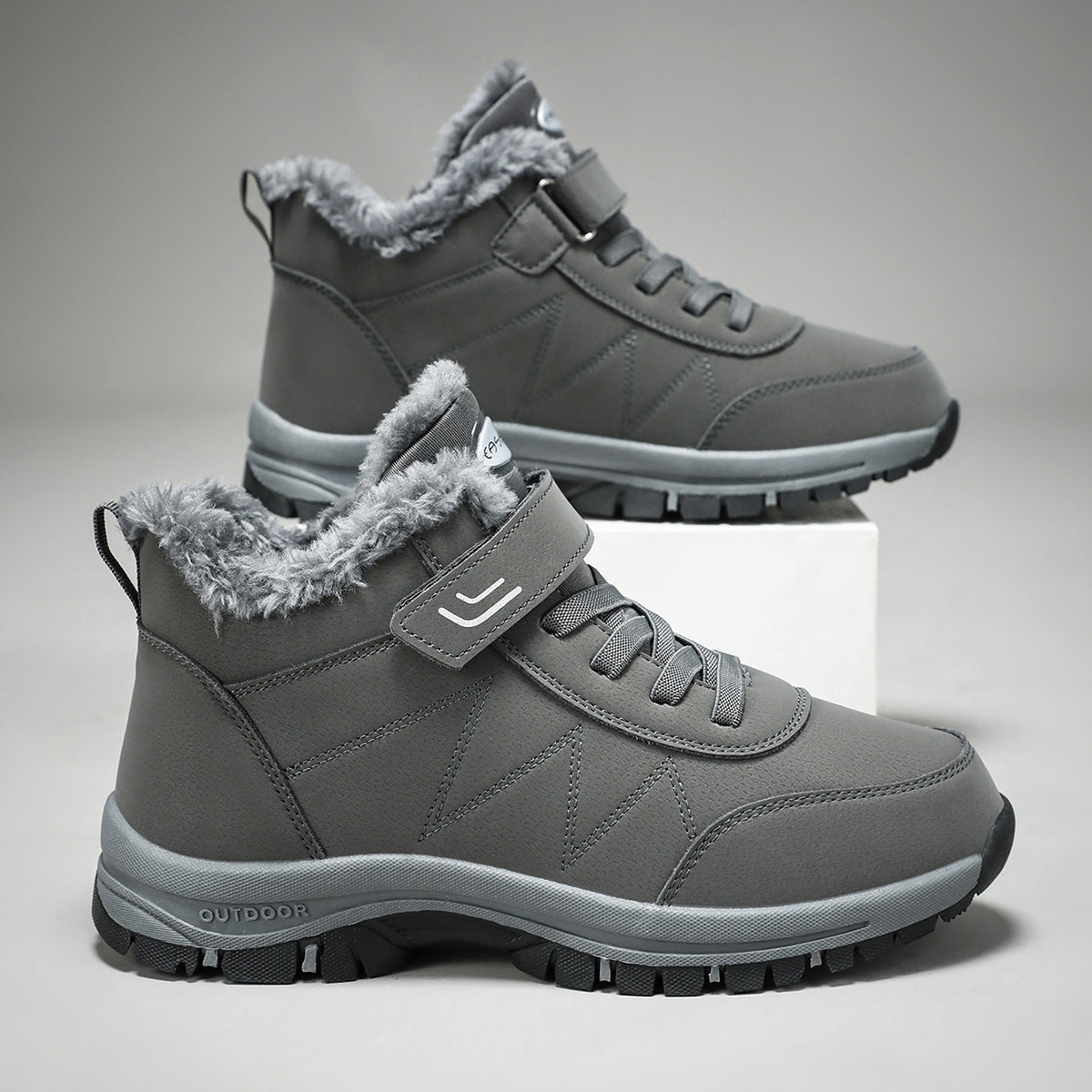 2025 High-Top Cotton Shoes Winter Hot Style Men's Warm Snow Boots 36-45